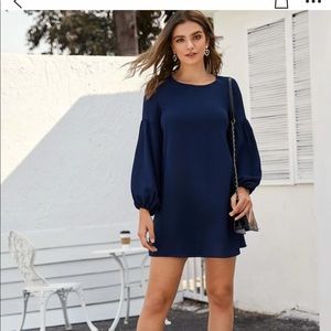 SHEIN Navy Blue Dress Size XS BRAND NEW NEVER WORN